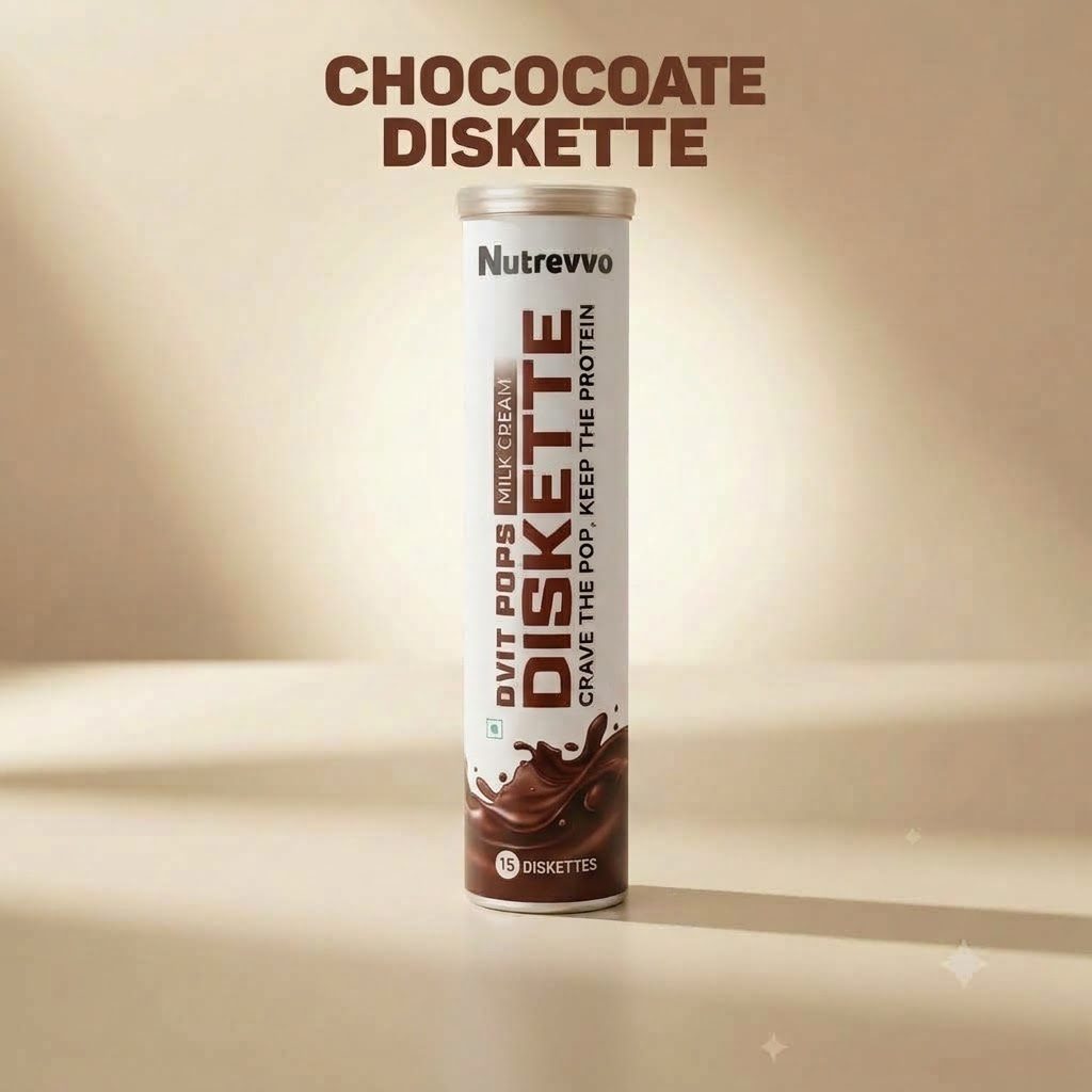 Nutrevvo DVIT POPS DISKETTE Chocolate Protein Diskette