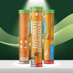 Dvit Electrolyte Effervescent Tablets Orange Flavour 20 Tablets
