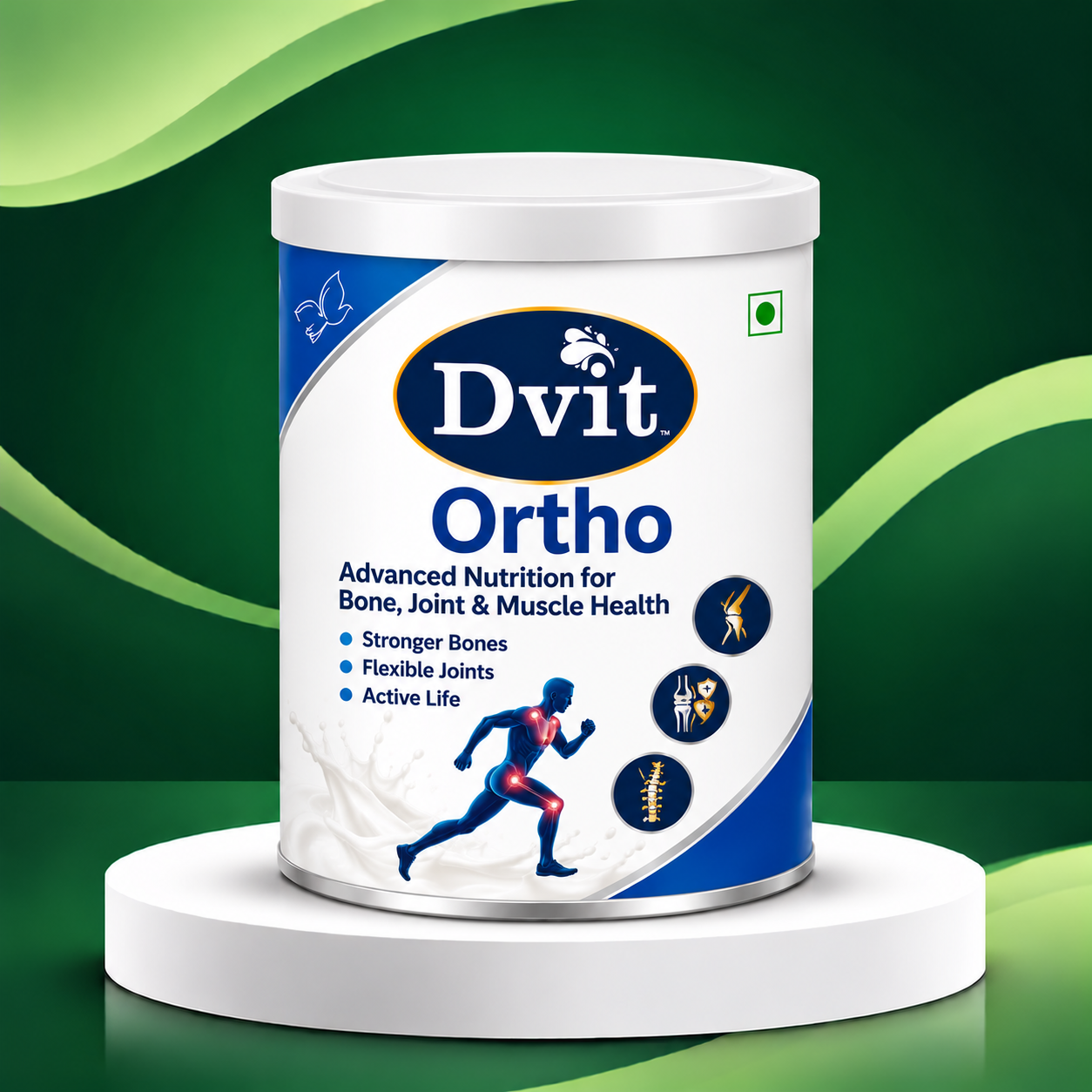 Dvit Ortho – Joint Care Nutrition Powder, Vanilla, 400 g