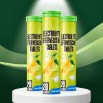 Dvit Electrolyte Effervescent Tablets Lime Lemon Flavour 20 Tablets
